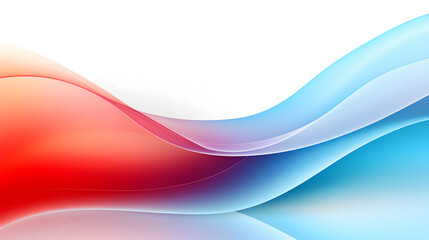 Wall Mural - A colorful wave background with red blue and white colors