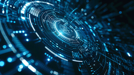 Digital technology background. generative ai.