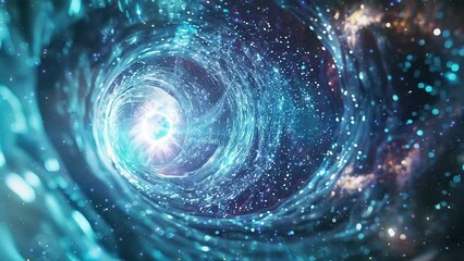Wall Mural - deep space vortex revelation ancient alien presence. seamless looping overlay 4k virtual video anima