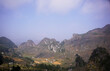 Local houses of Ha Giang in the middle of the valley surrounded by mountains
