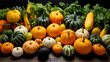 pumpkins and gourds  high definition(hd) photographic creative image