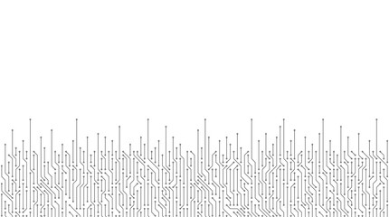 Circuit board vector illustration. High-tech technology background