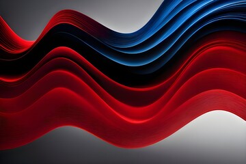 red or blue modern abstract wave background 