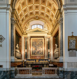 Fototapeta  - ornate side chapel in the Palermo Cathedral