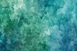 Blue green watercolor background with grainy noise grungy texture, abstract illustration