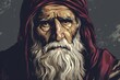 Patriarch Abraham, father of faith and covenant, biblical figure portrait illustration
