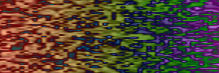 Wall Mural - abstract colorful blurred pixelated surface pattern with random colored brown and green and purple s