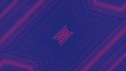 Fototapete - Digital loop animation with moving geometric light pattern . 3d rendering 4K