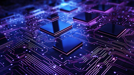 a close up of a circuit board