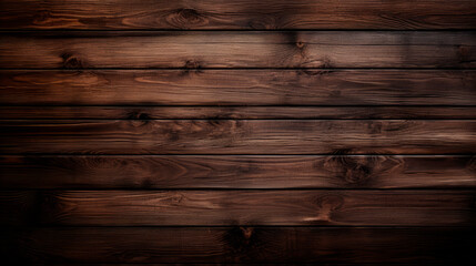 Wall Mural - Wooden wall details against dark backdrop