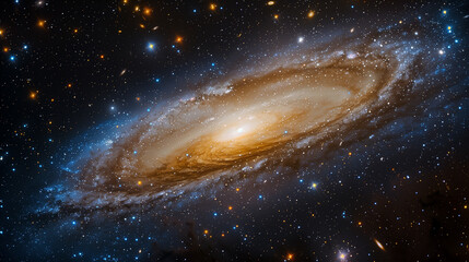 Wall Mural - galaxy in space background