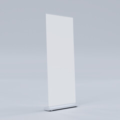 Canvas Print - empty signage stand design template. mockup display for advertising, poster, billboard or represent 