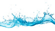 © StockKing - A blue water wave close-up with bubbles