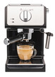 Espresso machine with cup of coffee isolated