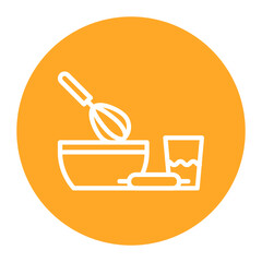 Sticker - Baking icon vector image. Can be used for Cleaning and Dusting.