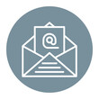 Email icon vector image. Can be used for Crisis Mangement.