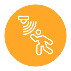 Poster - Motion Detector icon vector image. Can be used for Sensors.