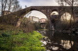 Fototapeta  - The Old Bridge of Sant Joan de les Abadesses,  Catalonia