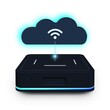 cloud  connected with internet