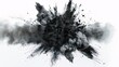 Explosive Blast A Black and White Explosion in Time for the New Year Generative AI