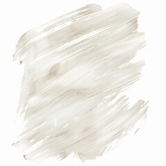 Wall Mural - White brush strokes in watercolor isolated on the white background