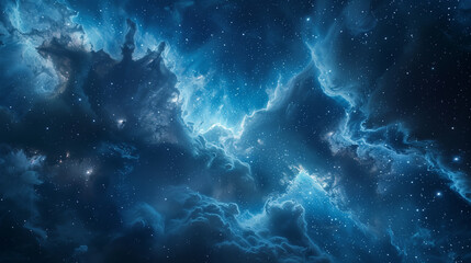 Wall Mural - Ethereal Nebula Symphony