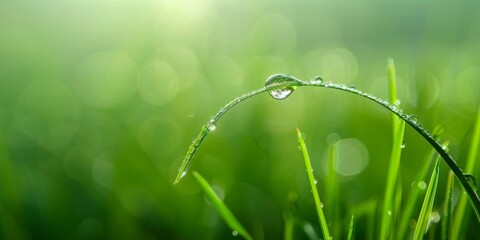 A leaf with a drop of water on it