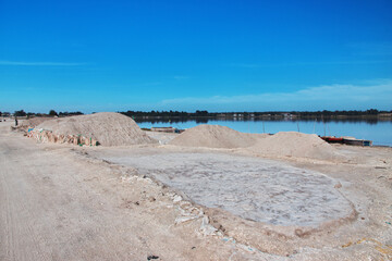 Wall Mural - Lake Retba, Lac rose close Dakar, Senegal, West Africa