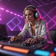 Musik DJ. Generative AI Technologie