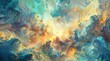 Cloudscape with swirling clouds in blue, yellow, and orange.jpg
