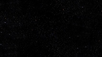 Wall Mural - night sky moves behind the stars