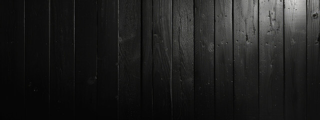 Wall Mural - A black and white photo of wood grain with a dark background