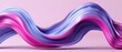   A pink background features a single wavy wave in shades of pink, blue, and purple