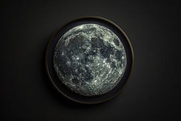 a clock with its face reflecting the phases of the moon cosmic time