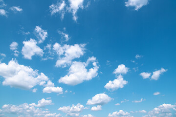 Wall Mural - blue sky with white clouds.