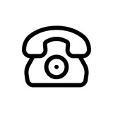 Fototapeta  - Simple Telephone line icon	
