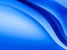 Abstract Modern Blue Color Blend Wave Style Background