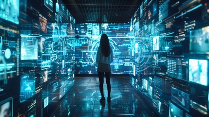 Leinwandbilder - Have experience with change management and the user interface of internet of things (IoT) in digital transformation....