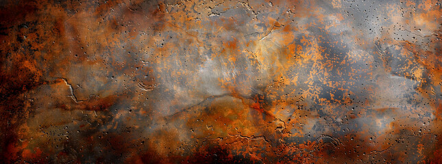 Wall Mural - Texture of Old Rusty Metal