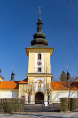 Sticker - Loreta in Stary Hroznatov near Cheb, Western Bohemia, Czech Republic