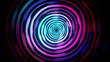 Abstract spiral concentric circle pattern