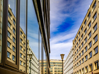 Poster - typical windows of an office building