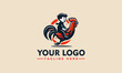 chicken logo vector design Chicken logo Mascot Farm animal symbol or label vector branding