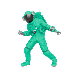 Wall Mural - astronaut is trying to stop