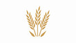 Wheat line icon vector design flat vector isolated on