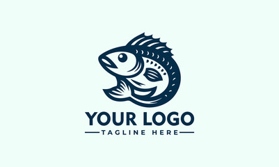 Sticker - Seafood Logo Vector Best quality Seafood logo. Shrimp and crab, oysters, fish steaks and salmon caviar, octopus and mussels. For Branding