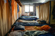 A glimpse inside a shelter providing refuge for the homeless