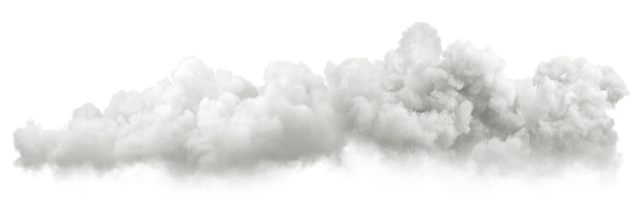 Aufkleber - Horizon clouds panoramic form serene on transparent backgrounds 3d illustrations png