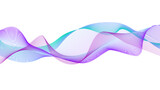 Fototapeta Kosmos - Futuristic technology and sound wave pattern.Modern abstract glowing wave lines on white background.
