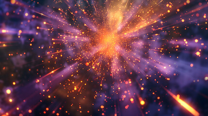 Wall Mural - Celestial Nebula and Starscape: A Journey Through Outer Space